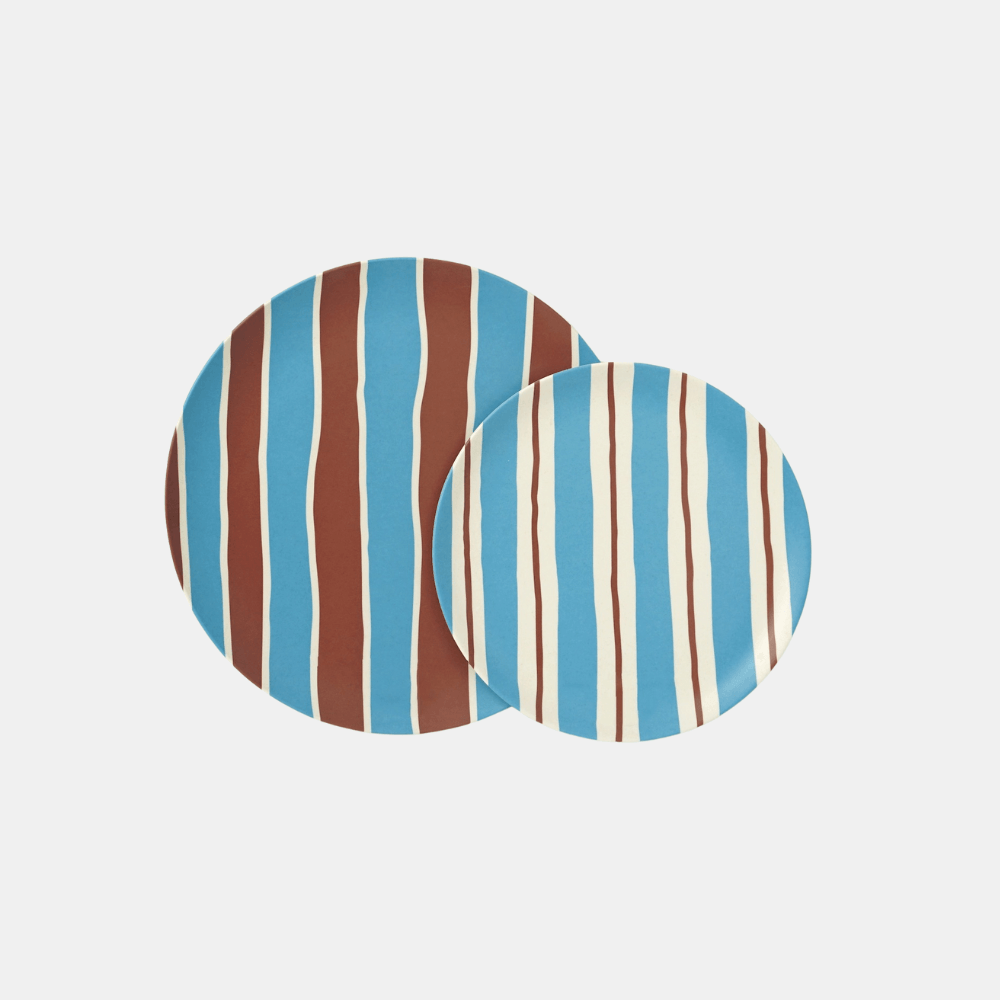 Deauville assiettes - Fibre de bambou - Lot de 2 - Wonder Stable