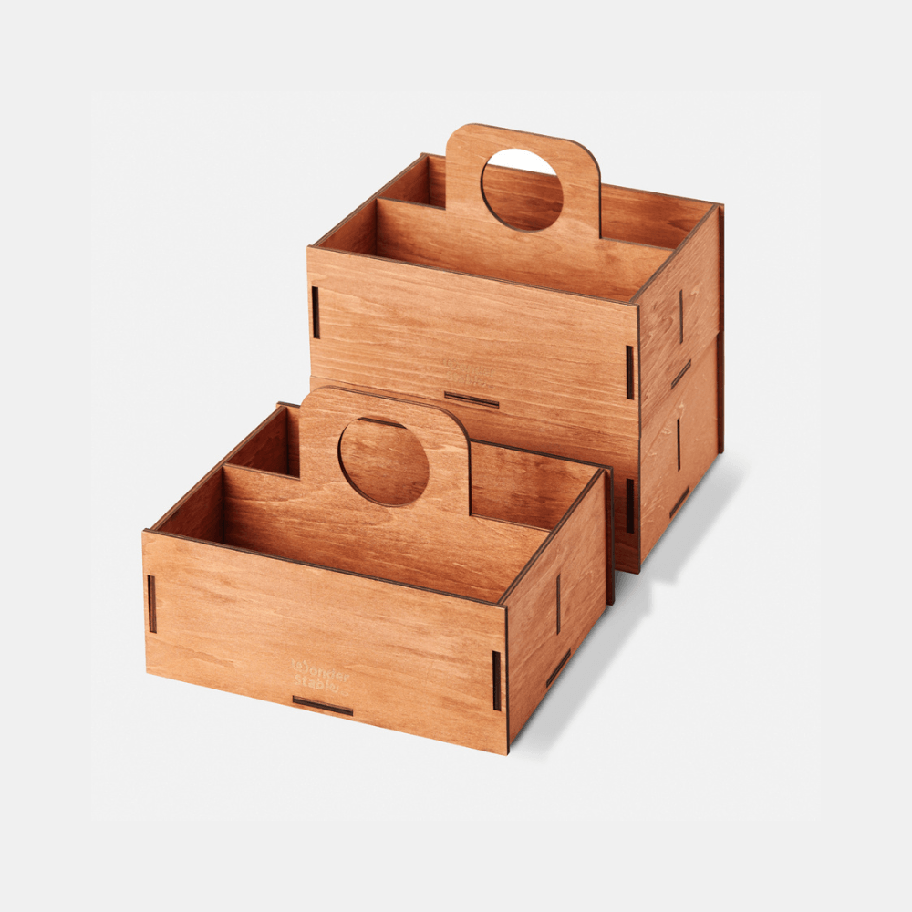 Boîte de rangement - En bois - Pliante et montage facile - Wonder Stable